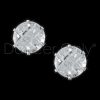 ROYAL DIAMOND COLLECTION ROUND DIAMOND CUT EARRINGS by Dancer Only