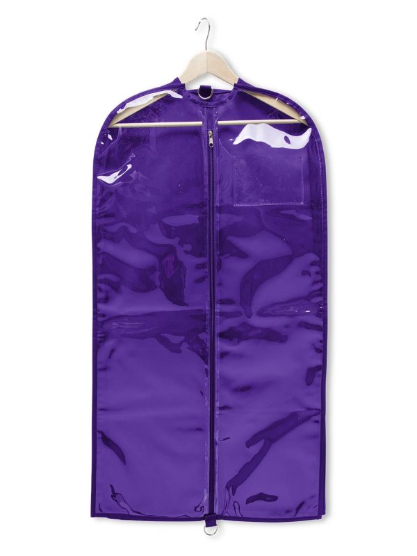 Capezio Clear Garment Bag Electric Purple B217.jpg