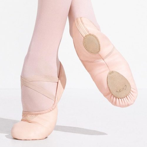 Capezio Leather Cobra Ballet Shoe Light Pink 2033.jpg