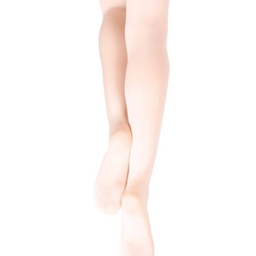 Capezio Studio Basics Footed Tight Girls Ballet Pink 1825c F 2