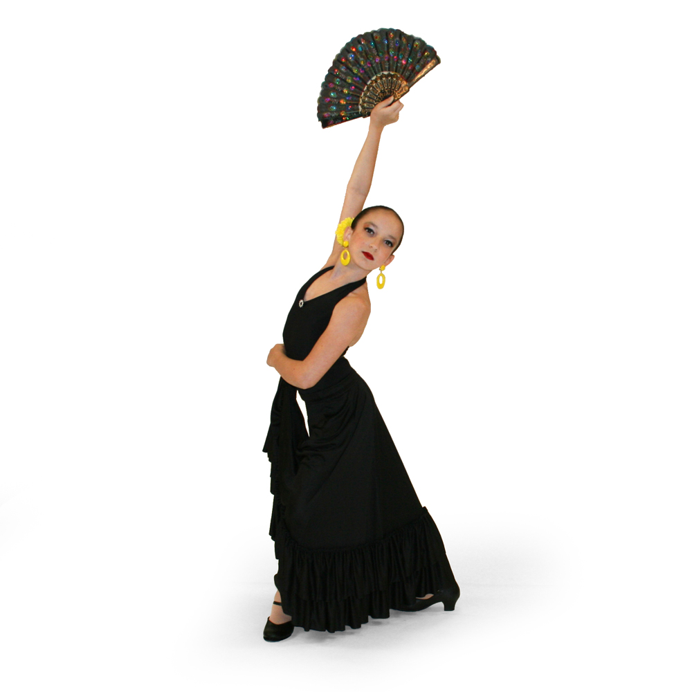 CHILD BLACK FLAMENCO SKIRT - Dancing Supplies Depot, Inc CHILD BLACK FLAMENCO SKIRT - Dancing Supplies Depot, Inc